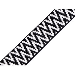 Taśma dwustronna szerokość 38 mm - Czarny (1 Metr)