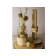 Natural braided corn straw ribbon - Ivory (1 Meter) Natural braided corn straw ribbon - Ivory (1 Meter)