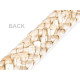 Natural braided corn straw ribbon - Ivory (1 Meter) Natural braided corn straw ribbon - Ivory (1 Meter)