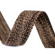 Double-faced polyester webbing width 38 mm - Beige (1 Meter) Double-faced polyester webbing width 38 mm - Beige (1 Meter)