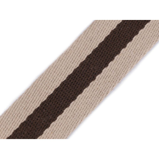 Double-faced webbing width 38 mm - Blue-white-red (25 Meters) Double-faced webbing width 38 mm - Blue-white-red (25 Meters)