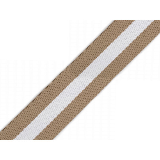 Taśma ba + pes szerokość 38 mm - Beżowy (1 Metr) Taśma ba + pes szerokość 38 mm - Beżowy (1 Metr)