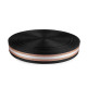 Glatter doppelseitiger gurt mit lurex breite 38 mm - Cognac-braun (1 Meter) Glatter doppelseitiger gurt mit lurex breite 38 mm - Cognac-braun (1 Meter)
