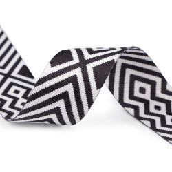 Taśma dwustronna szerokość 38 mm - Białoczarny (1 Metr)