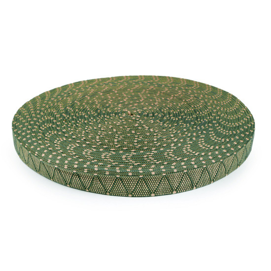 Double-sided webbing strap width 30 mm - Green (1 Meter) Double-sided webbing strap width 30 mm - Green (1 Meter)