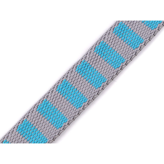 Cincha de mochila de doble cara, ancho 20 mm - Azul (1 Metro) Cincha de mochila de doble cara, ancho 20 mm - Azul (1 Metro)