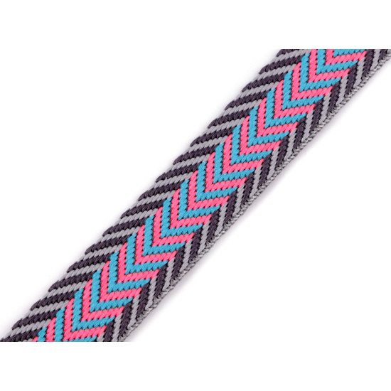 Cincha de mochila de doble cara, ancho 20 mm - Azul (1 Metro) Cincha de mochila de doble cara, ancho 20 mm - Azul (1 Metro)