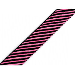 Cincha de mochila de doble cara, ancho 20 mm - Negro (1 Metro)