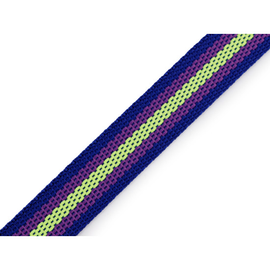 Cincha de mochila de doble cara, ancho 20 mm - Azul (1 Metro) Cincha de mochila de doble cara, ancho 20 mm - Azul (1 Metro)