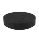 Cotton webbing strap width 50 mm - Black (1 Meter)