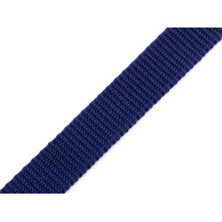Cinghia in polipropilene, foro di trazione: 20 mm - Blu scuro (1 Metro)