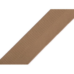 Taśma dwustronna szerokość 50 mm z połyskiem - Beżowy (1 Metr)