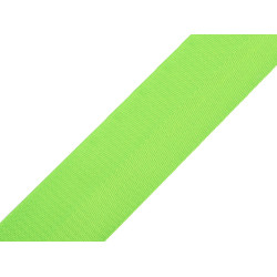 Taśma dwustronna szerokość 50 mm z połyskiem - Green yelow (1 Metr)