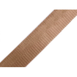 Taśma dwustronna szerokość 38 mm z połyskiem - Beżowy (1 Metr)