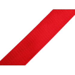 Taśma dwustronna szerokość 38 mm z połyskiem - Czerwony (1 Metr)