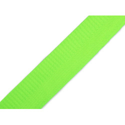 Taśma dwustronna szerokość 38 mm z połyskiem - Green yelow (1 Metr)