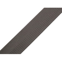Taśma dwustronna szerokość 38 mm z połyskiem - Szary (1 Metr)