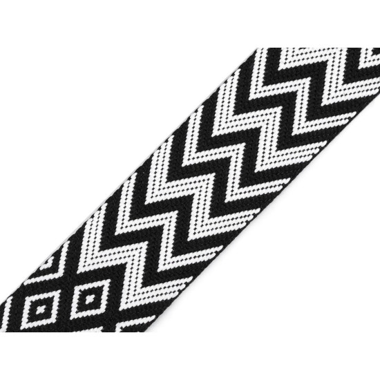 Double-sided polyester webbing strap width 50 mm - Black (1 Meter) Double-sided polyester webbing strap width 50 mm - Black (1 Meter)
