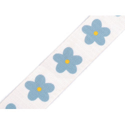 Taśma gładka dwustronna szerokość 38 mm - Off white (1 Metr)