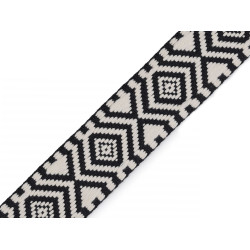 Taśma dwustronna szerokość 38 mm - Czarny (1 Metr)