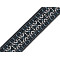 Ruban tressé jacquard pour costumes, largeur 47 mm - Bleu (1 Mètre)