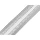 Taśma dwustronna szerokość 50 mm z lureksem - Zielony (20 Metry) Taśma dwustronna szerokość 50 mm z lureksem - Zielony (20 Metry)