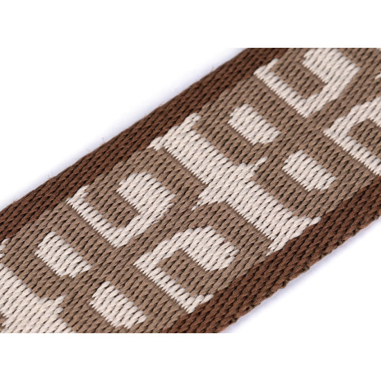 Double-sided webbing strap width 38 mm - Black (1 Meter) Double-sided webbing strap width 38 mm - Black (1 Meter)