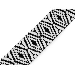 Double-sided polyester webbing strap width 50 mm - White (1 Meter)