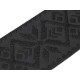 Taśma z haftem szerokość 48 mm - Czarny (90 Metry) Taśma z haftem szerokość 48 mm - Czarny (90 Metry)