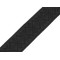 Sangle avec broderie, largeur 48 mm - Noir (1 Mètre)