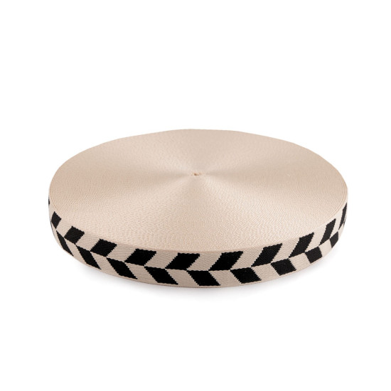 Chinga 38 mm - Negru (1 Metru) Chinga 38 mm - Negru (1 Metru)