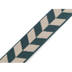 Chinga 38 mm - Verde salvie inchis (1 Metru)
