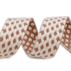 Taśma z efektem 3d szerokość 38 mm - Beżowy (1 Metr)
