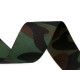 Double-sided camouflage webbing strap, width 50 mm - Green (1 Meter) Double-sided camouflage webbing strap, width 50 mm - Green (1 Meter)