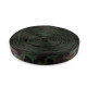 Double-sided camouflage webbing strap, width 32 mm - Green (1 Meter)