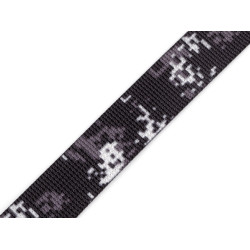 Double-sided webbing strap width 20 mm - Black (1 Meter)