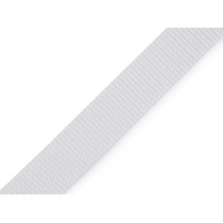 Gurtband aus polypropylen, breite 25 mm - Weiß (100 Meter)