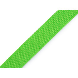 Gurtband aus polypropylen, breite 25 mm - Green yelow (100 Meter)