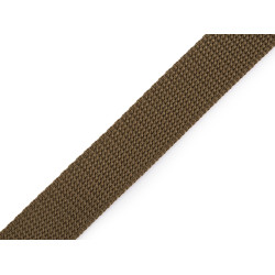 Gurtband aus polypropylen, breite 25 mm - Braun (100 Meter)
