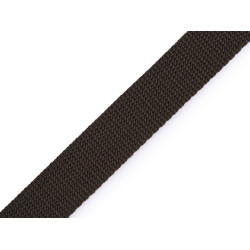 Gurtband aus polypropylen, breite 25 mm - Dunkelbraun (100 Meter)