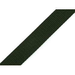 Gurtband aus polypropylen, breite 25 mm - Dunkelgrün (100 Meter)