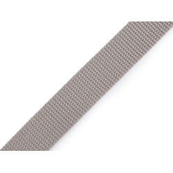 Gurtband aus polypropylen, breite 25 mm - Hell-grau (100 Meter)