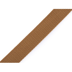 Gurtband aus polypropylen, breite 25 mm - Dunkelbeige (100 Meter)