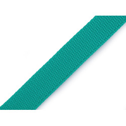 Gurtband aus polypropylen, breite 25 mm - Türkis hell (100 Meter)