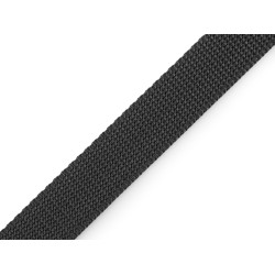 Gurtband aus polypropylen, breite 25 mm - Grau (25 Meter)