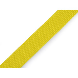 Gurtband aus polypropylen, breite 25 mm - Gelb (100 Meter)