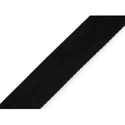 Gurtband aus polypropylen, breite 30 mm - Schwarz (100 Meter)