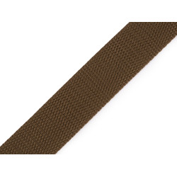 Gurtband aus polypropylen, breite 30 mm - Braun (100 Meter)