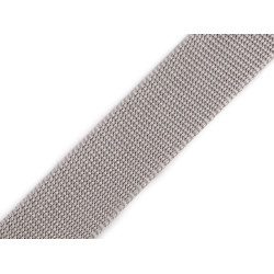 Gurtband aus polypropylen, breite 38 mm - Hell-grau (100 Meter)