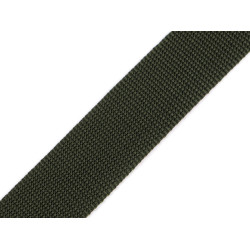 Gurtband aus polypropylen, breite 38 mm - Dunkelgrün (100 Meter)